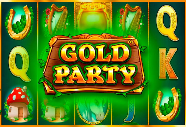 Gold Party Pin Up